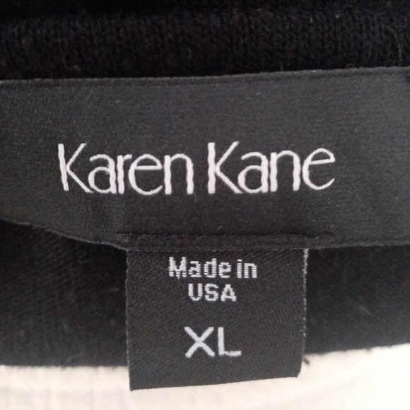 Karen Kane Woman's Black Flared Sleeve Casual Sweater Size XL - Picture 4 of 5